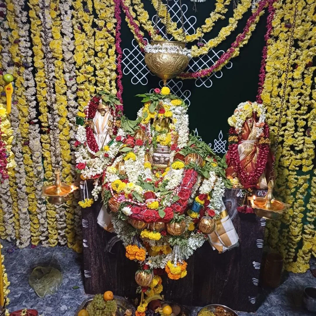 Decorated shrine Decorated shrine