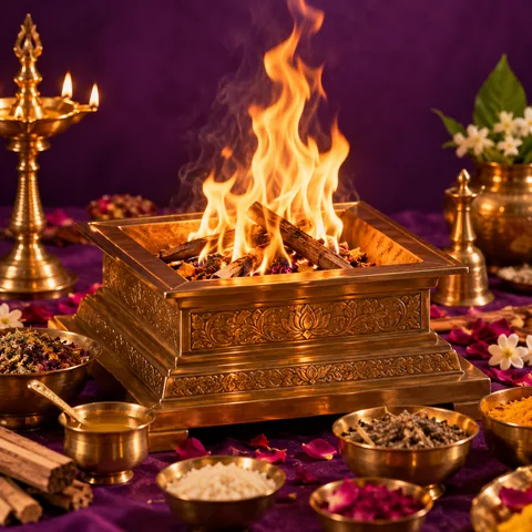 Homa fire ritual Homa fire ritual